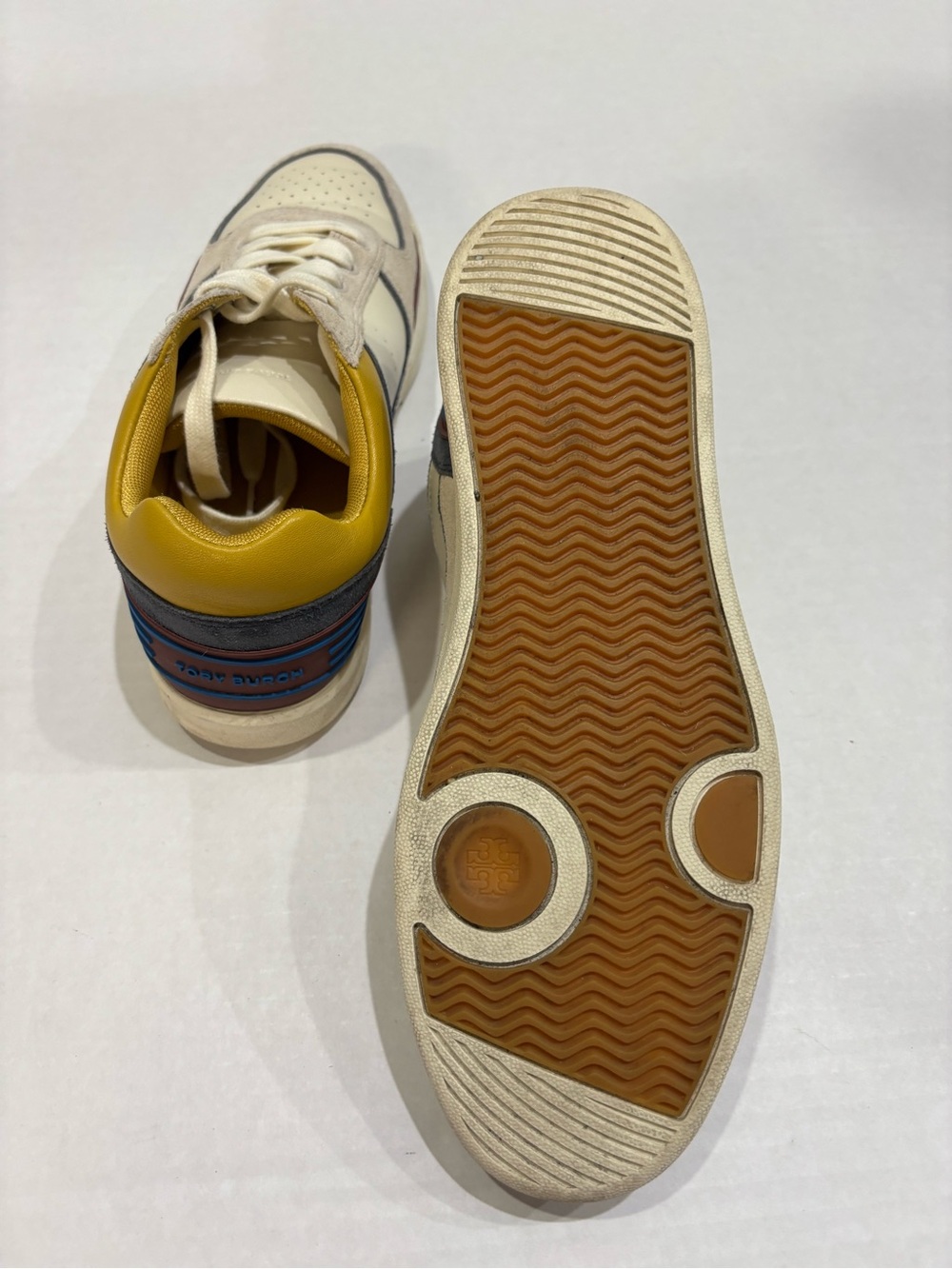 Women’s Tory Burch Sneakers in Cream and Yellow